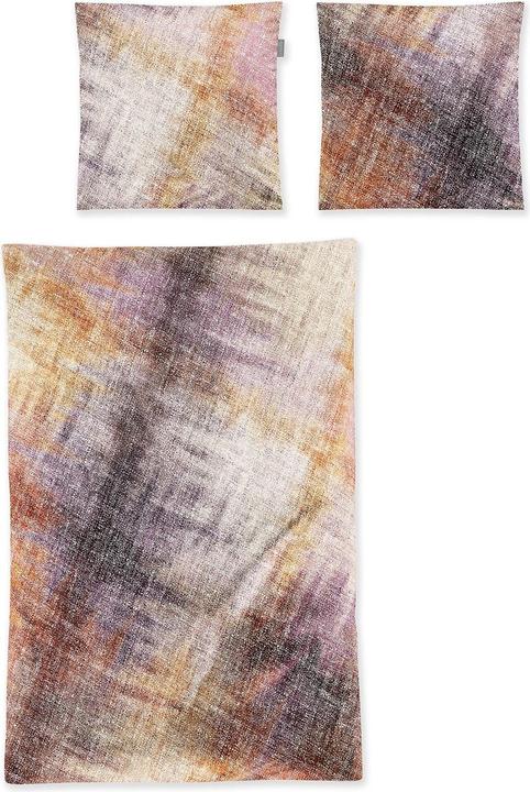 Actual product image Irisette Fluffy cotton bed linen sable orange 8550 (Bedding set, 135x200 cm + 80x80 cm)