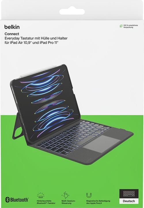 Immagine prodotto Belkin Everyday Tastatur + Hülle iPad 10. Generation BBZ001de-v3 (DE)