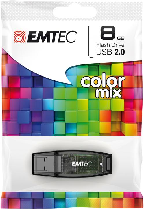 Actual product image Emtec C410 Color Mix (8 GB, USB-A)