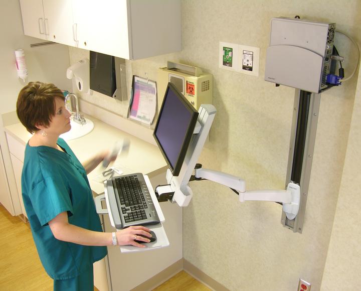 Actual product image Ergotron Series 200 Combo Arm (Wall, 24")