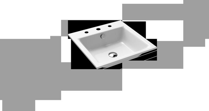 Produktbild Kaldewei Puro Einbauwaschtisch 3150 460x460x14 mm (582 mm, 561 mm)