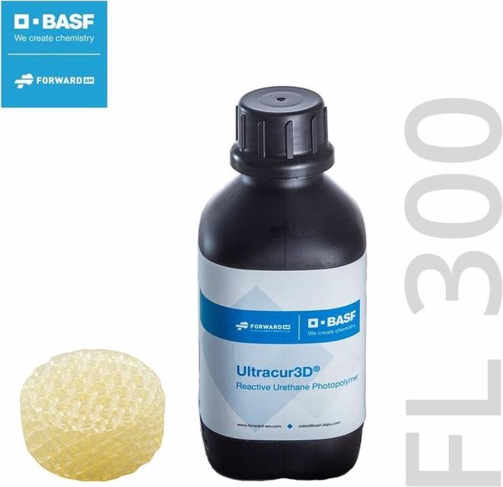 Image du produit Basf Ultracur3D FL 300 Transparent 1.000 g (Transparent, 1000 g)