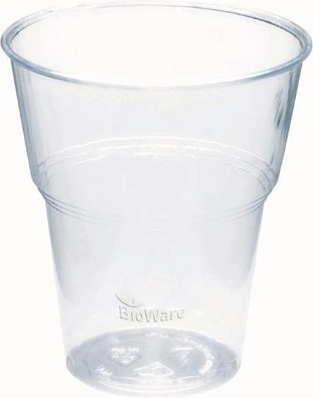 Image du produit Webstar Verre en plastique 30 cl Bioware H110 mm Ø95 mm bionedbrydelig PLA Klar - (50 pcs.) (50 x)