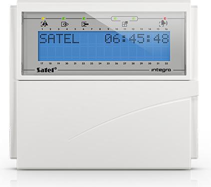 Produktbild Satel Keypad LCD /Integra Blue/Int-Klcd-Bl