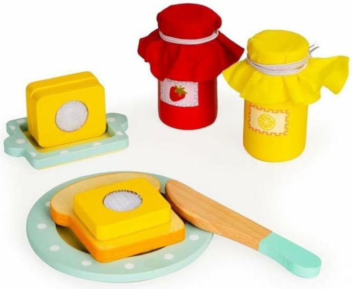 Produktbild EcoToys Sandwichtoaster aus Holz mit Zubehör 11-tlg.