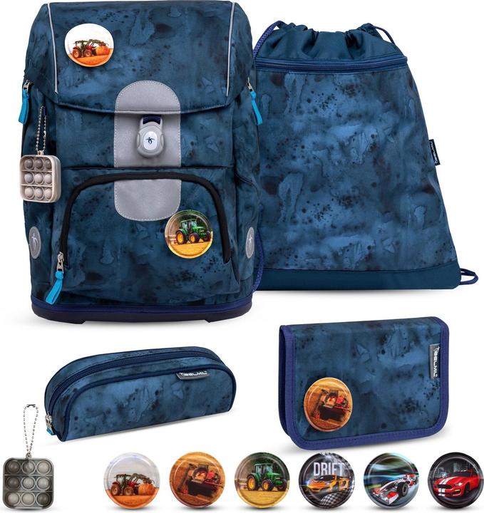 Belmil MOTION Schulrucksack-Set Splash (19 l)