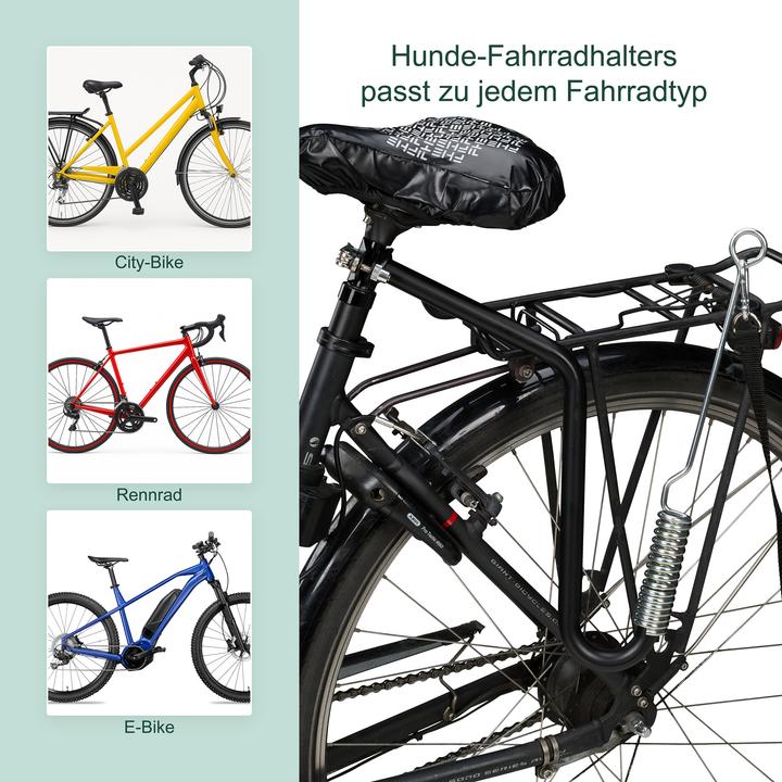 Actual product image Relaxdays Dog bike leash (Dog, Pushbike)