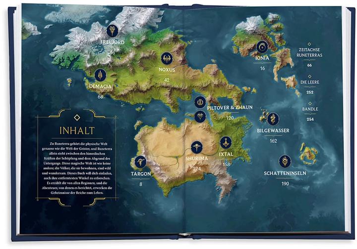 Actual product image League of Legends. Die Reiche von Runeterra (German, 2020)