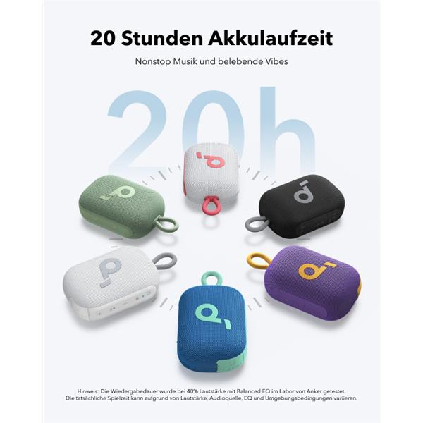 Immagine prodotto soundcore Select 4 Go Mavi (18 h, Porta USB)