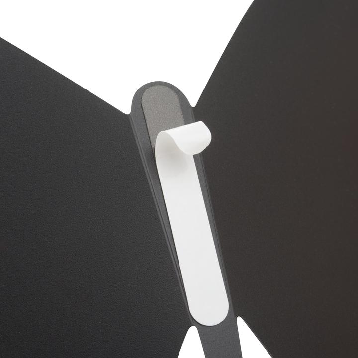 Produktbild Securit 3D-Wand-Kreidetafeln "BUTTERFLY", schwarz inklusive Montagematerial und Kreidemarker