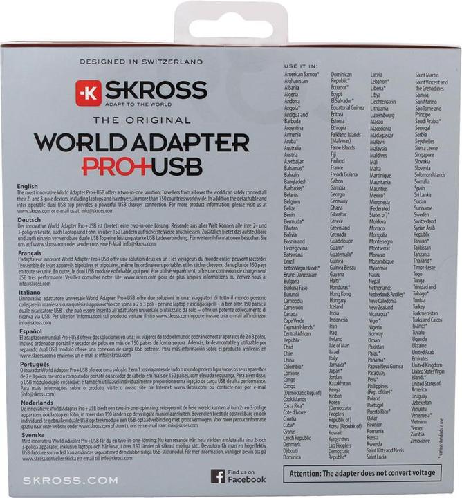Produktbild Skross Pro+ USB