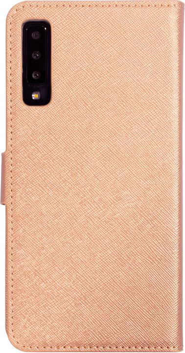 Actual product image Mobiparts Saffiano Wallet Case Samsung Galaxy A7 (2018) Copper (Samsung Galaxy A7 (2018))