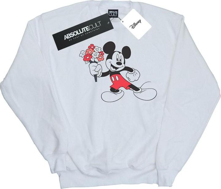 Disney Mickey Mouse Flowers Sweatshirt (L)