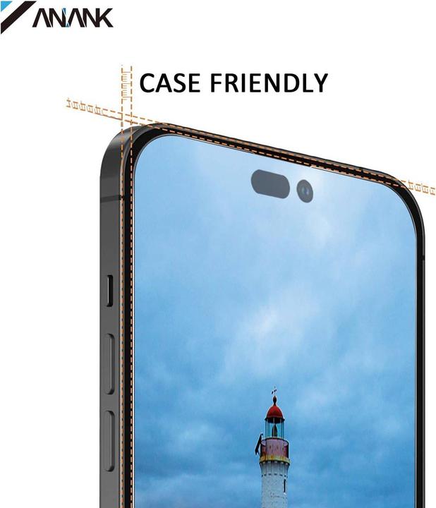 Produktbild Anank 2.5D Transparentes EyeSafe Edition - Anti-Blaulicht 3D Panzerglas für iPhone 11/Xr (1 Stück, Apple iPhone 11, Apple iPhone XR)