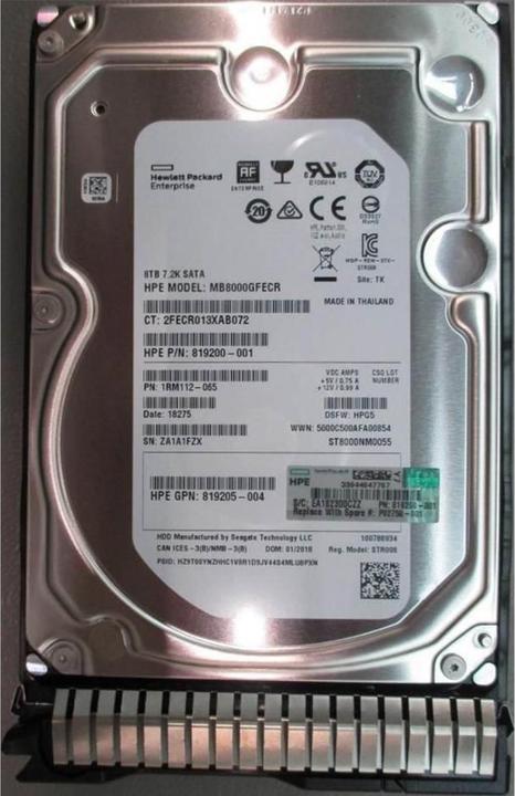 Actual product image HPE DRV HDD 8TB 7.2K LFF (8 TB, 3.5")