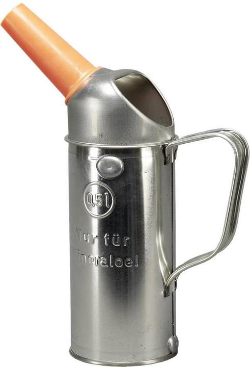Produktbild Pressol Ölmessgefäss aus Weissblech, 0,5 l, starrer Ausguss,geeicht (500 ml)