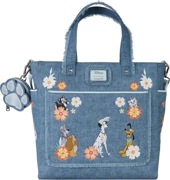 Loungefly Disney Denim Backpack bag + purse
