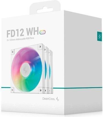 Actual product image Deepcool FD12 120x120x25 3in1 ARGB wh (120 mm)