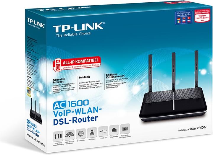 Image du produit TP-Link AC1600-VOIP-WLAN-DSL