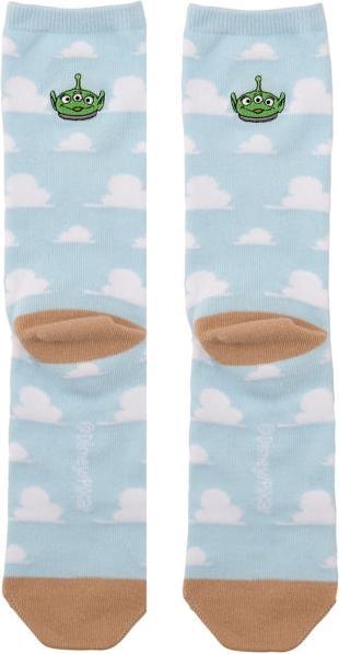 Immagine prodotto Disney Calzini ricamati con il volto di Little Green Men/Alien cloud pattern (36 - 39)
