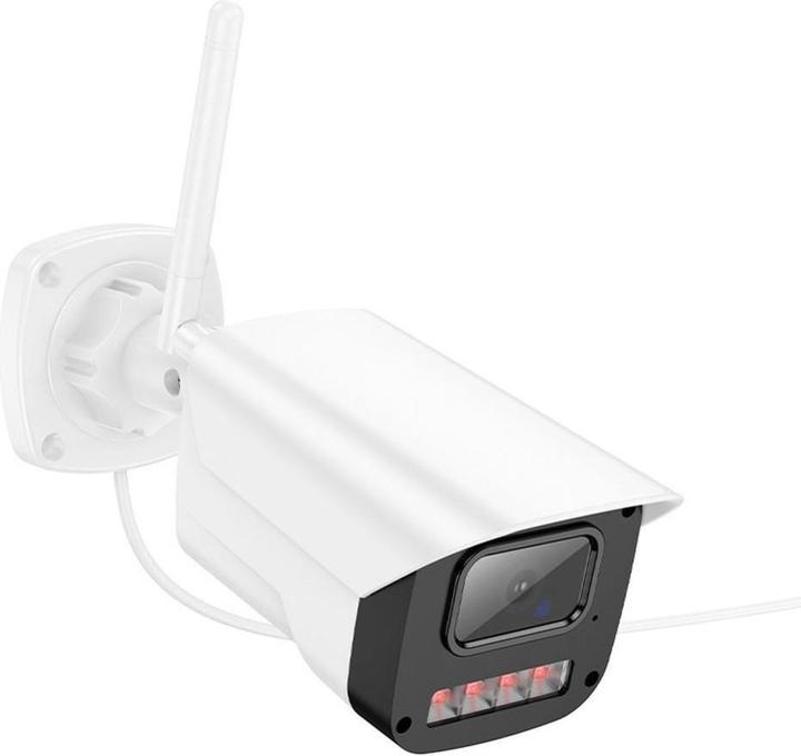 Image du produit Hoco Headphone with microphone outdoor gun-type camera Full HD D4 white (1920 x 1080 Pixels)