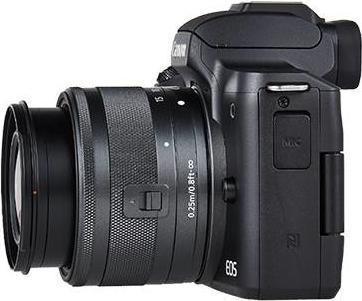 Productafbeelding Canon EOS M50 Kit + EF-M 15-45 + EF-M 55-200 (15 - 45 mm, 25.80 Mpx, APS-C / DX)