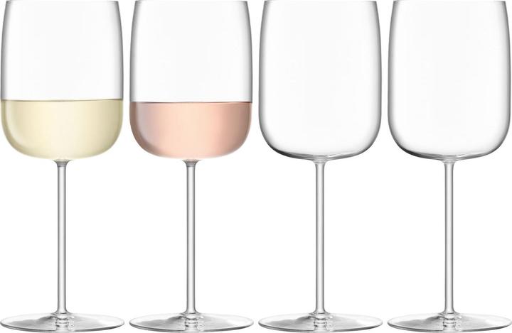 Actual product image LSA Borough Wine Glasses 380ml Clear x 4 (38 cl, 4 Glasses, White wine glasses)