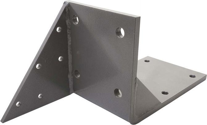 Produktbild Swisshandel24 3x Dachsparrenadapter für Kassetten-Markise T124, Dachsparren Halterung Adapter - grau (0.15 m)