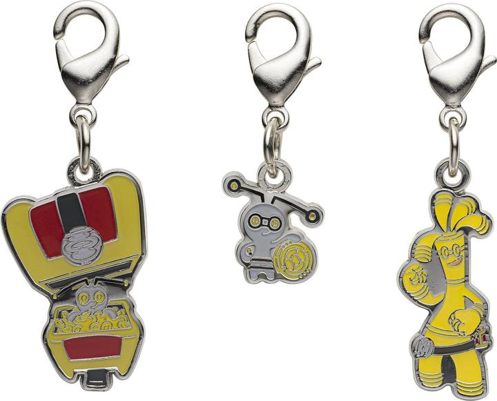 Pokémon Pokemon Center - Gimmighoul, Gholdengo Schlüsselanhänger - 3 Stück