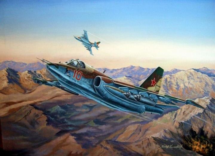 Actual product image Trumpeter Su-25 Frogfoot A