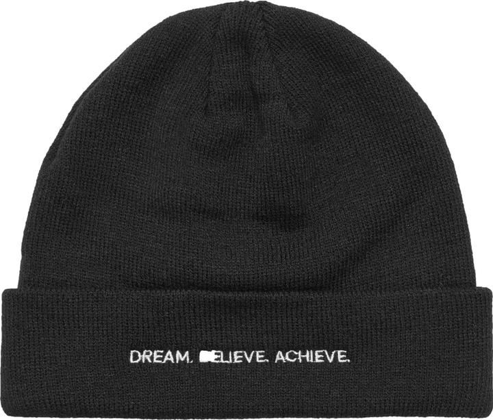 Actual product image Miss Tee Dream Believe Achieve Heavy Knit Beanie - 191401