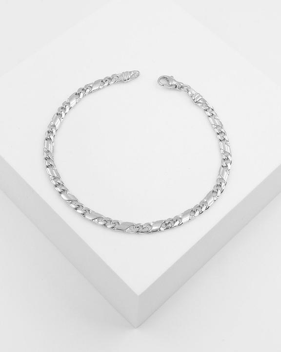 Produktbild Muau 8er-Kette (21 cm, 750/18K Weissgold)