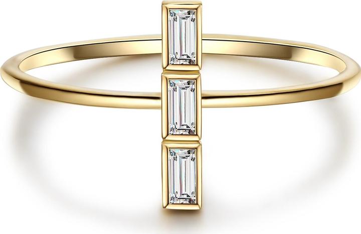 Produktbild Glanzstücke München Damen Sterling Silber Zirkonia gelbgold - 23588 (54, 925 Silber)