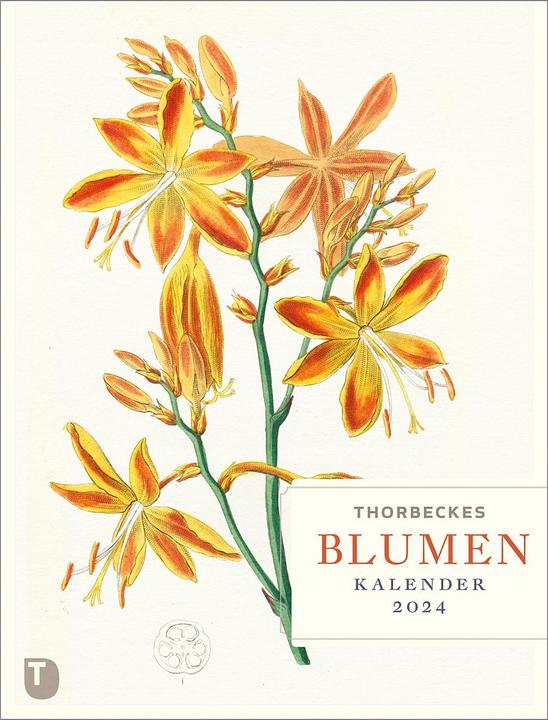 Produktbild Thorbeckes Blumen-Kalender 2024 (Deutsch)