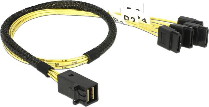Actual product image Delock Dellock SAS cable: SFF-8643- 4xSATA, 0.5m