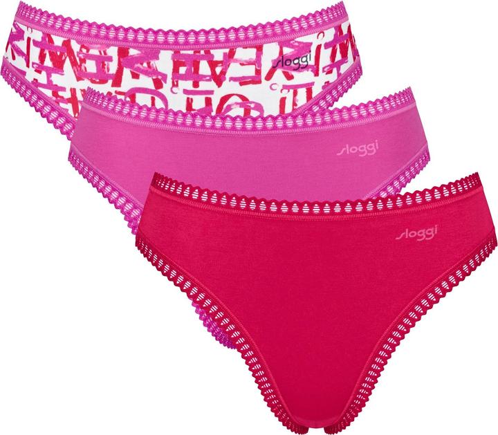 Sloggi Slip Casual Bequem sitzend GO Crush High leg C3P (XXL)