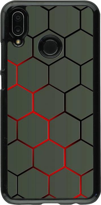 Actual product image PhoneLook Coque Geometric Line red (Huawei P20 Lite)