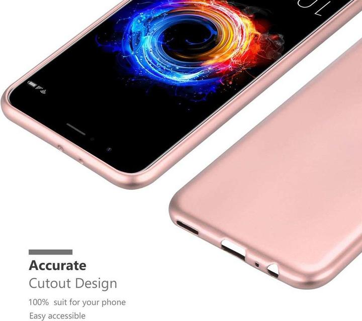 Image du produit Cadorabo Couverture métallique mate TPU (Honor 8 Pro)