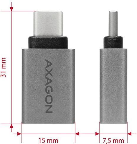 Actual product image Axagon C - A Adapter (USB-C, USB-A, 1.50 cm)