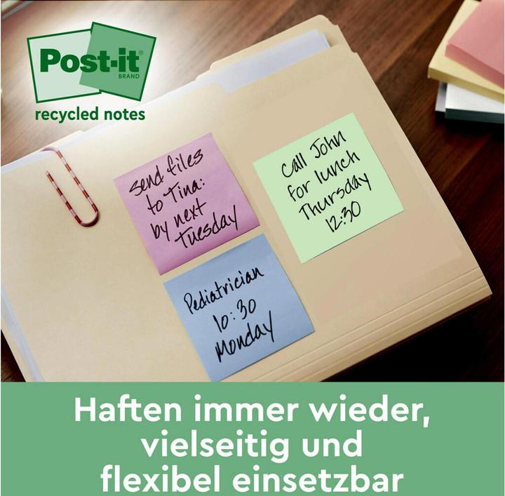 Actual product image Post-it Recycling Notes (76 x 76 mm)