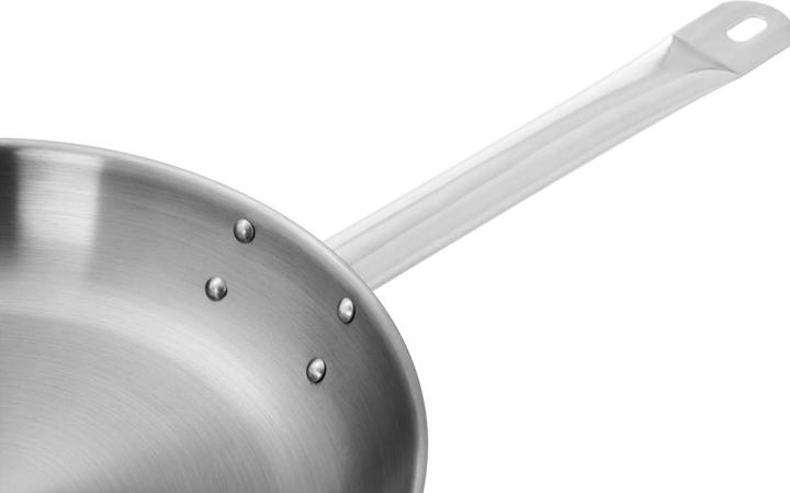 Produktbild Royal Catering Edelstahlpfanne Unbeschichtete Pfanne Grillpfanne Stielpfanne Ø 30 Cm X 5,5 Cm (30 cm, Bratpfanne)
