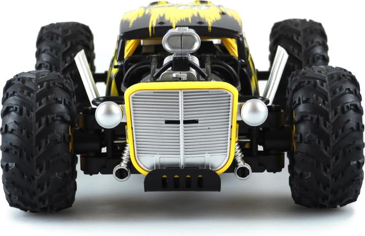 Actual product image Amewi Steampunk Hod Rod Dragster Electric Brushed On Road 4WD 1:16 RTR yellow (RTR Ready-to-Run)