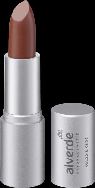 Produktbild dm alverde Lippenstift Color & Care Simply Brown 27