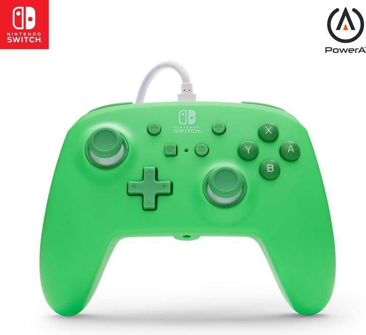 Actual product image PowerA - Enhanced Wired Controller for Nintendo Switch - Seafoam Green (Switch)