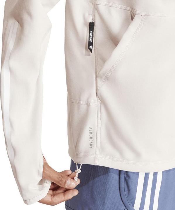 Actual product image adidas Women's Own The Run 3-Stripes Hoodie (M)