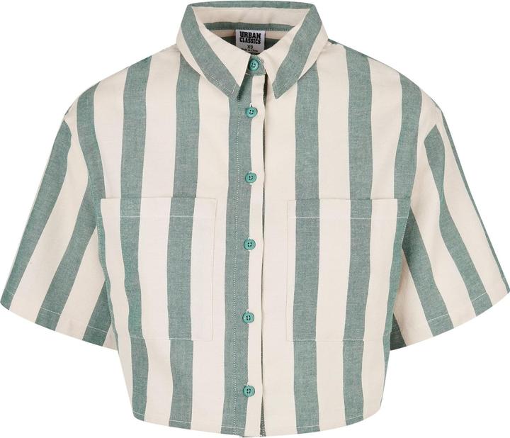 Urban Classics Ladies Short Oversized Stripe Shirt - 17924 (XXL)