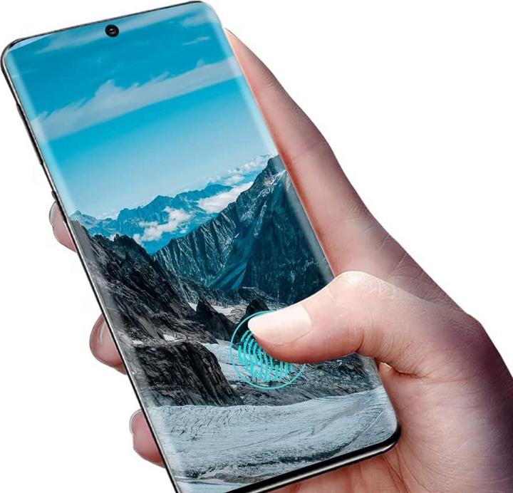 Actual product image Apfelkiste - Panzer Glas Displayschutzfolie Case Friendly (2er Set) (2 Piece, Samsung Galaxy S22 Ultra (5G))