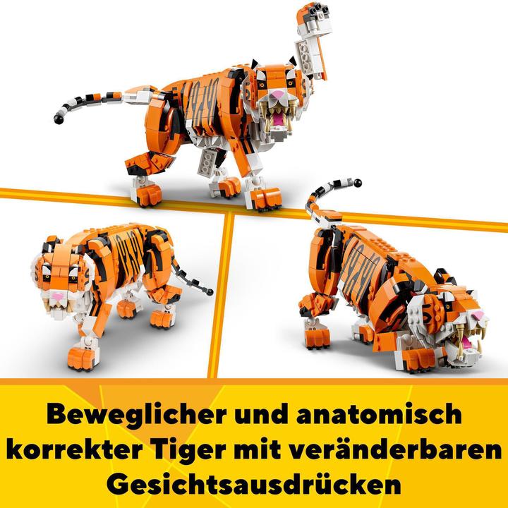 Actual product image LEGO Majestic Tiger (31129, LEGO Creator 3-in-1)