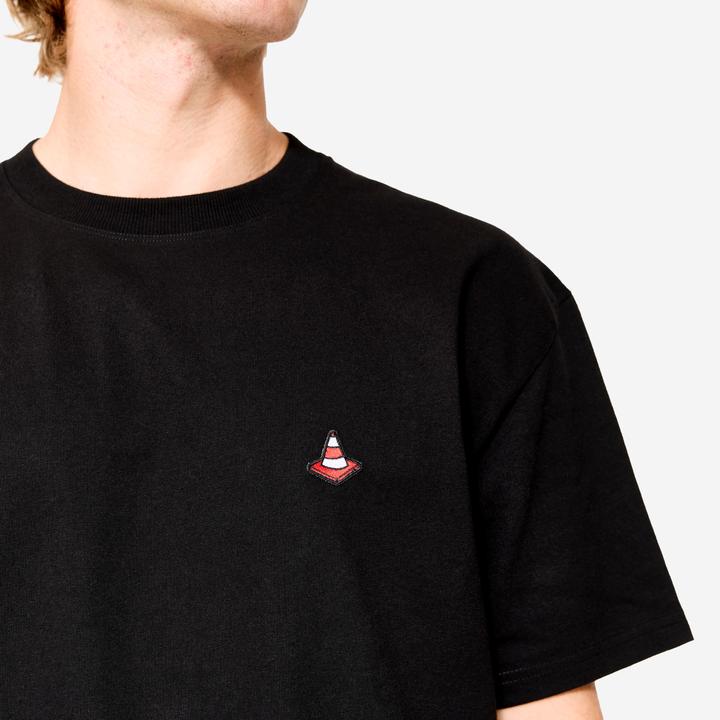 Actual product image Oxelo T-Shirt kurzarm Skateboarding - TS500 Trafic schwarz (XL)