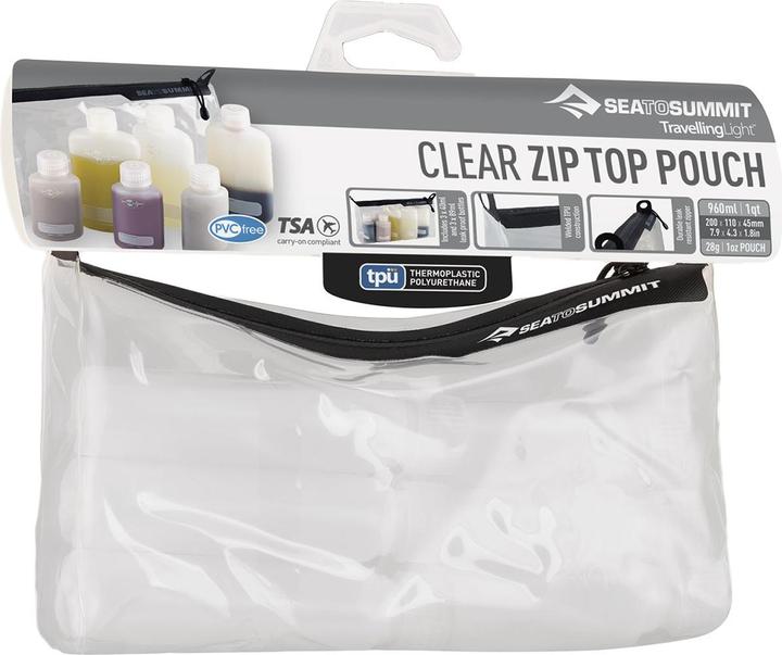 Immagine prodotto Sea To Summit Clear Zip Top Pouch (Set manicure, Sacchi liquidi)